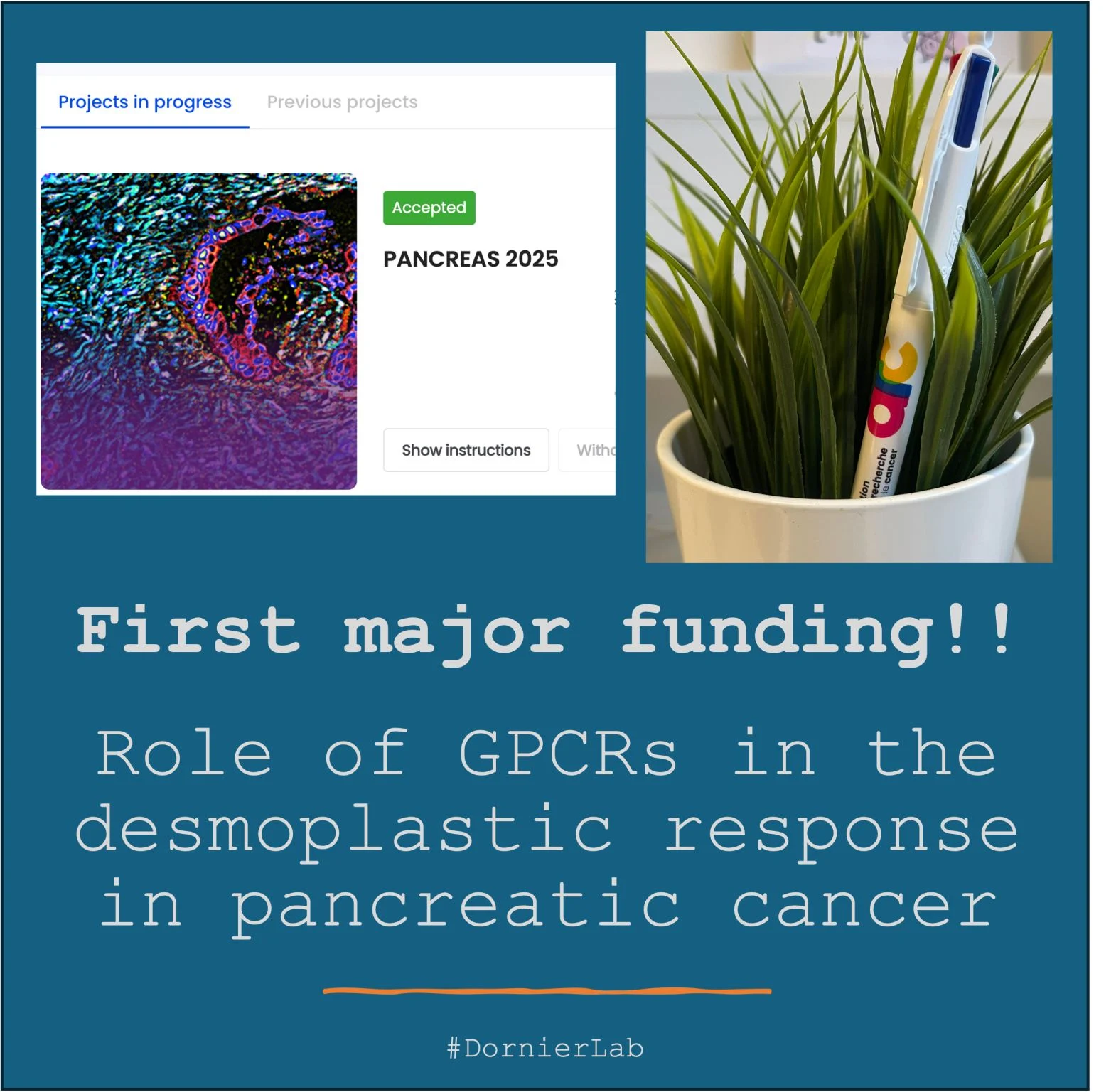Emmanuel Dornier: Securing First Major ARC Foundation Funding to Advance PDAC Research