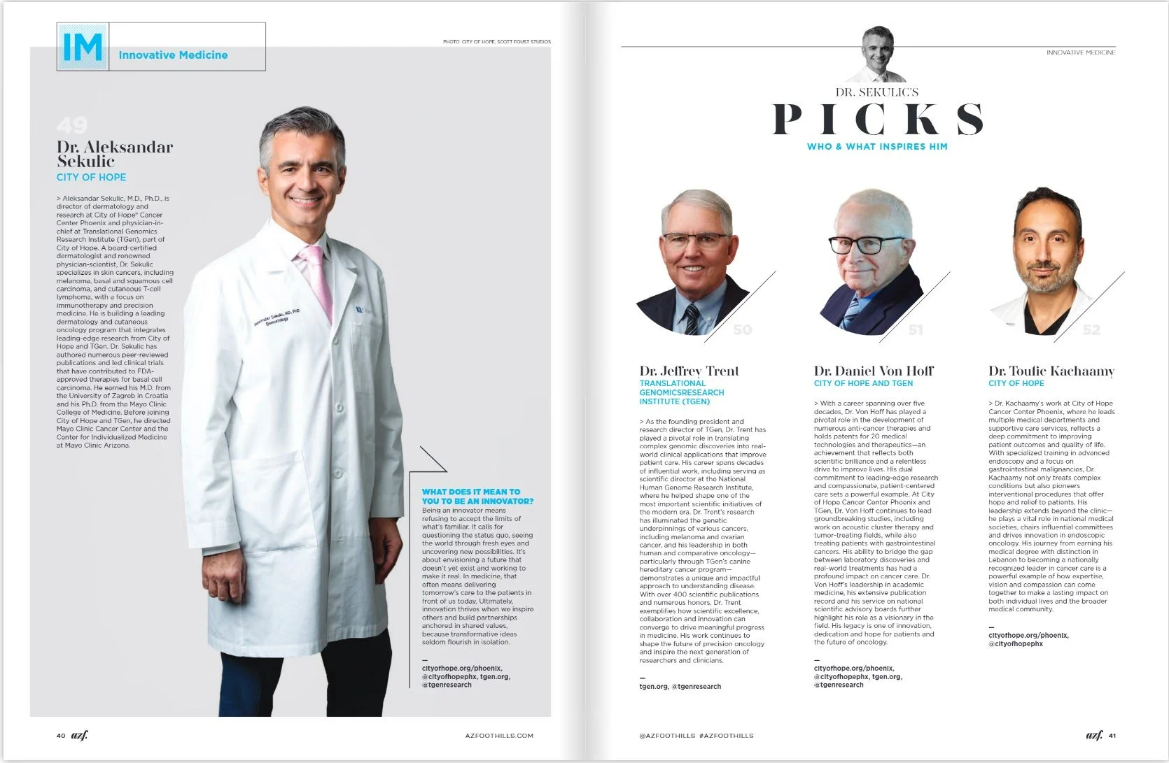 Toufic Kachaamy: A True Servant Leader in Genomics and Cancer Care 2 Toufic Kachaamy: A True Servant Leader in Genomics and Cancer Care