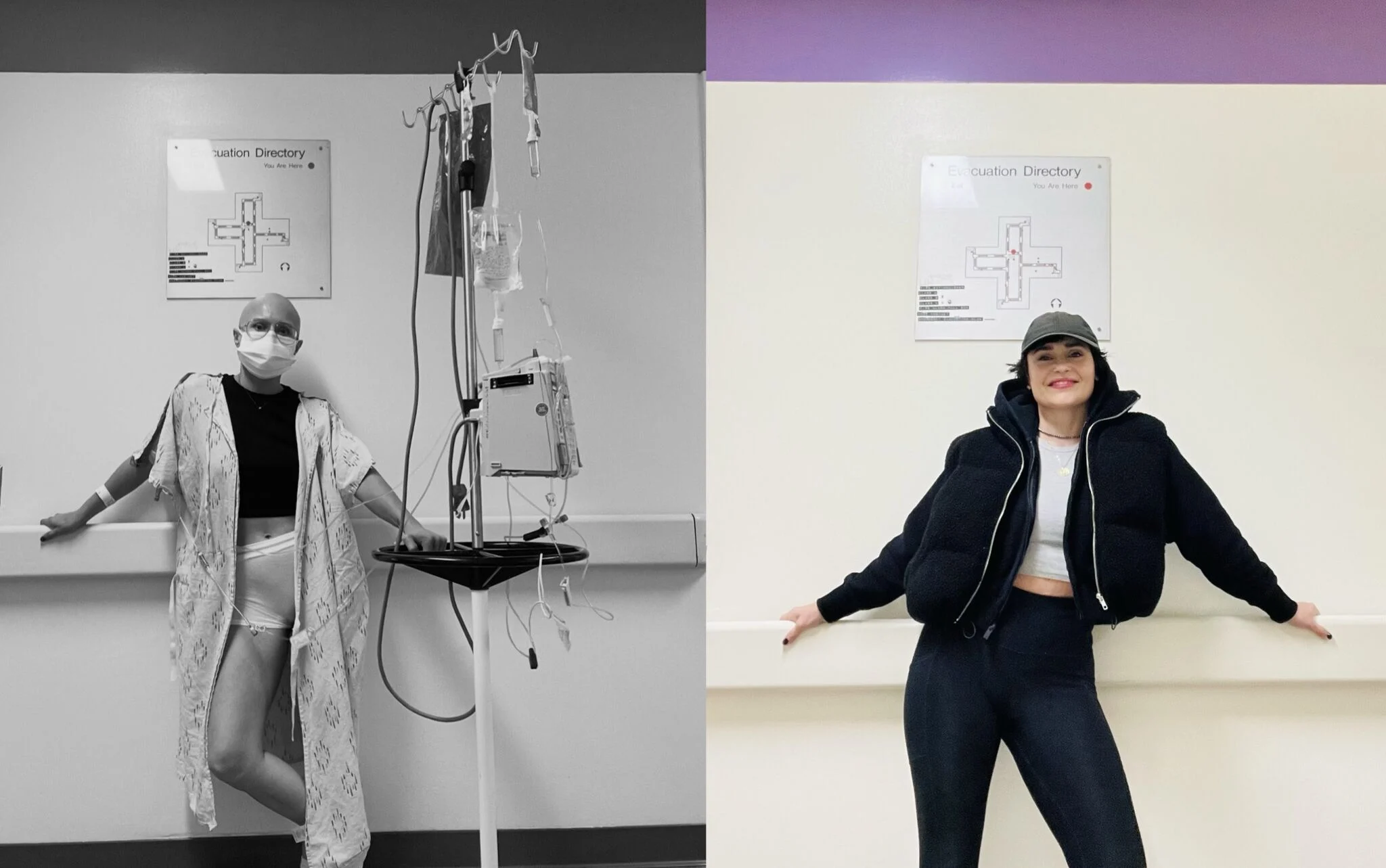 Sandy Duarte: Then and Now on Cancer Scan Day