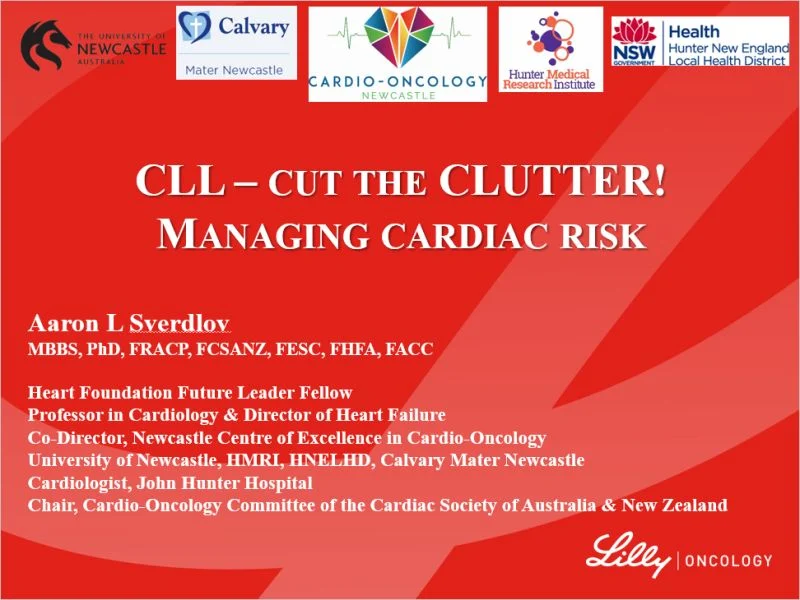 Aaron Sverdlov: Reducing Cardiovascular “Clutter” in BTK Inhibitor Therapy