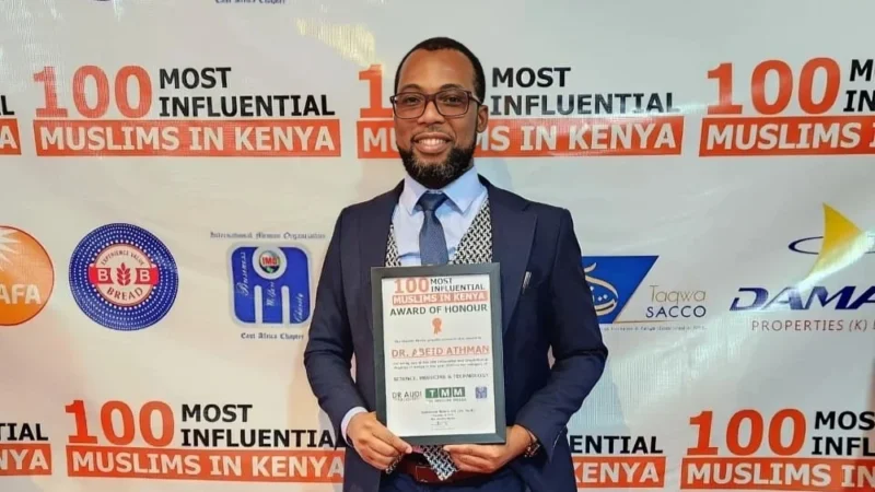Abeid M Athman Omar: Honoured to Be Named among the 100 Most Influential Muslims in Kenya
