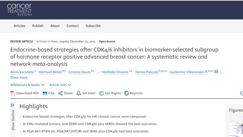 Aleix Prat: Endocrine-Based Strategies After CDK4/6 Inhibitors in Advanced HR+/HER2– Breast Cancer