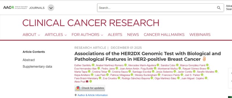 Aleix Prat: New HER2DX Findings in HER2+ Breast Cancer 2 Aleix Prat