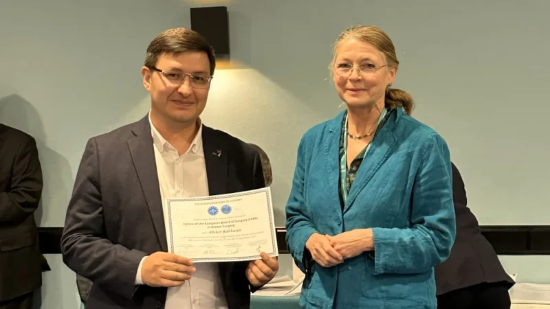 Alisher Kahharov: A Milestone – FEBS Certification in Breast Surgery