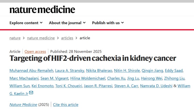 Anirban Maitra: New Insights on HIF2-Driven Cachexia 2 Anirban Maitra