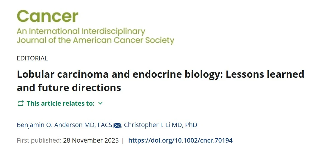 New Editorial Explores Lobular Carcinoma and Endocrine Biology - ACS Journals