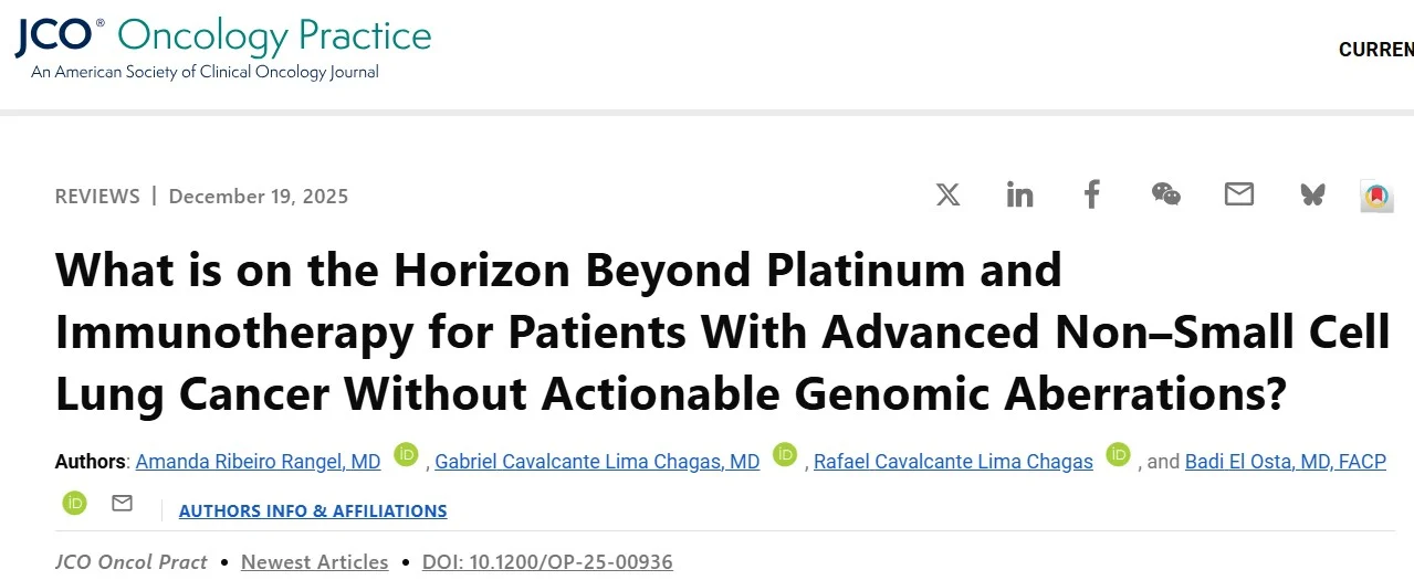 Jame Abraham: What’s Next Beyond Platinum and Immunotherapy in Advanced NSCLC?