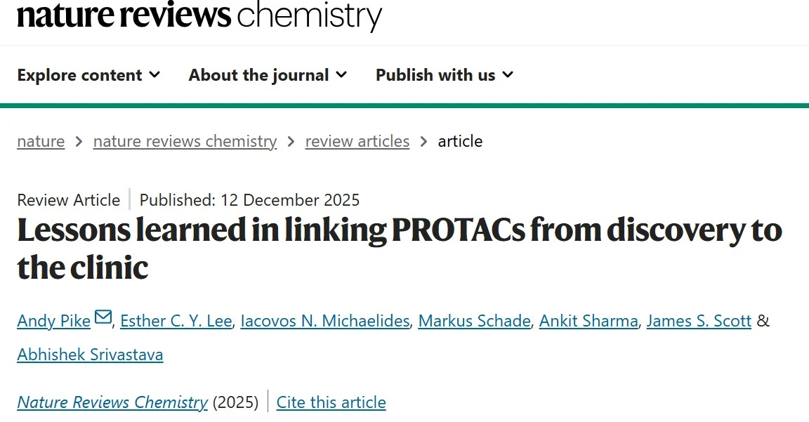 Puja Sapra: Lessons Learned in Linking PROTACs from Discovery to the Clinic