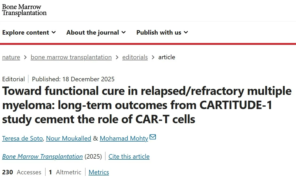 Mohamad Mohty: Nothing More Inspiring Than Discussing the Possibility of a Cure in Myeloma