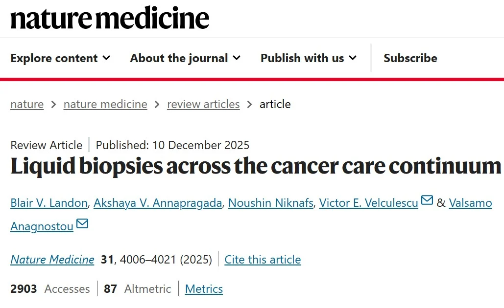 Valsamo Anagnostou: Key Insights on Liquid Biopsies and ctDNA from 2025 Clinical Research