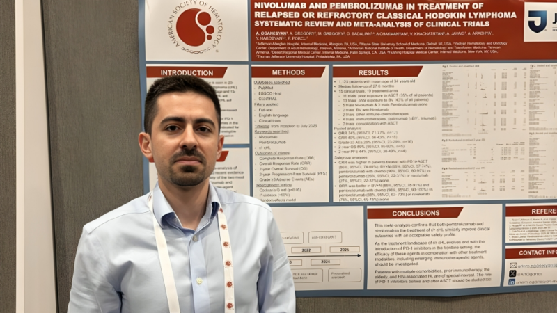 Artem Oganesyan: Presenting Nivolumab and Pembrolizumab Meta-Analysis at ASH25