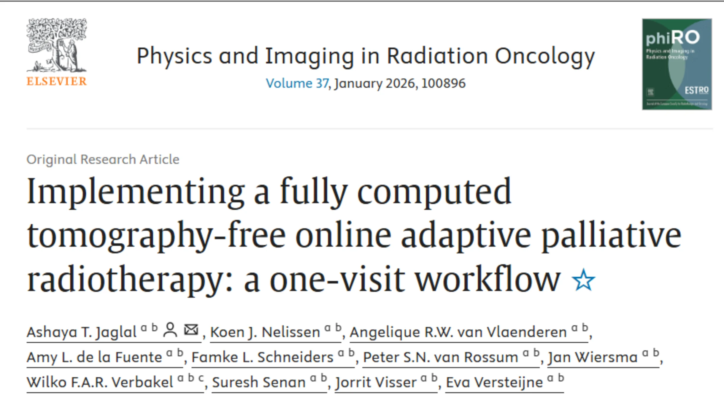 Ashaya Jaglal: Physics and Imaging in Radiation Oncology