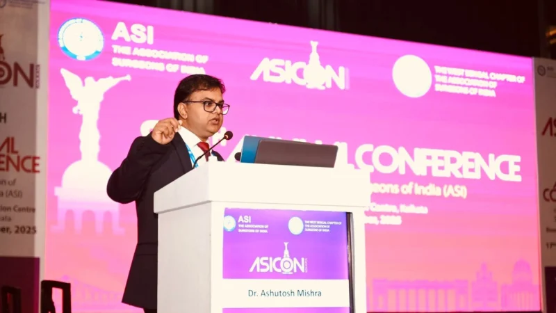 Ashutosh Mishra at ASICON 2025 Kolkata: Shaping the Future of Breast Cancer Surgery