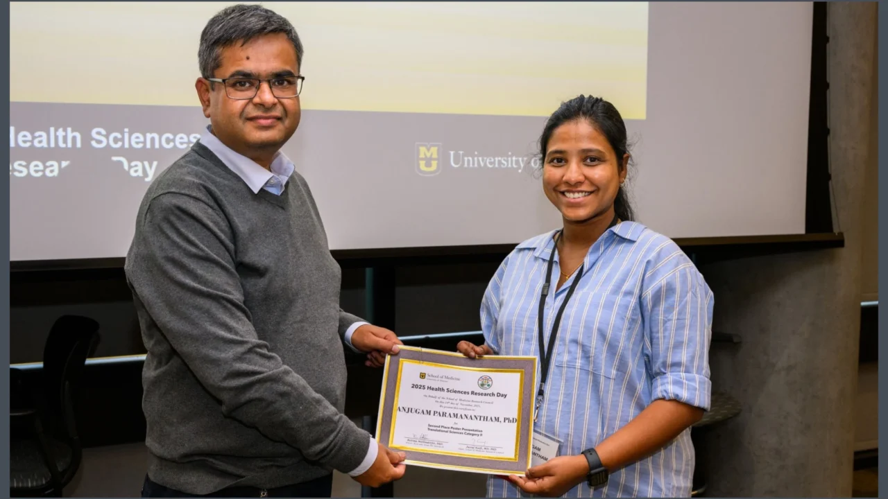 Akhil Srivastava: Health Sciences Research Day 2025 at the Ellis Fischel Cancer Center