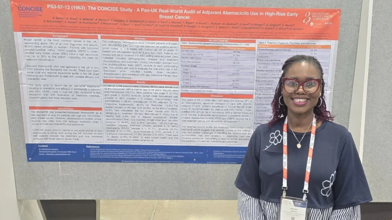 Olubukola Ayodele: CONCISE Study Earns Two International Awards at SABCS 2025
