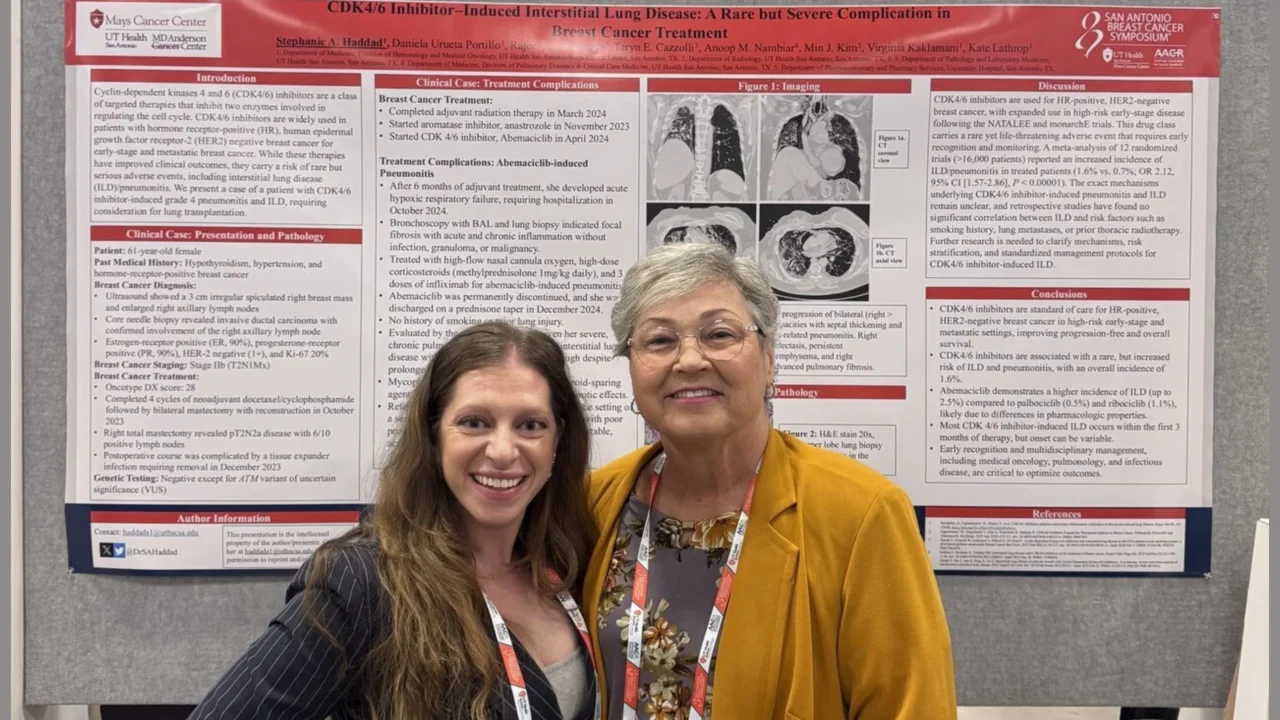 Stephanie Haddad: Presenting a Rare CDK-4/6i Induced ILD Case at SABCS25