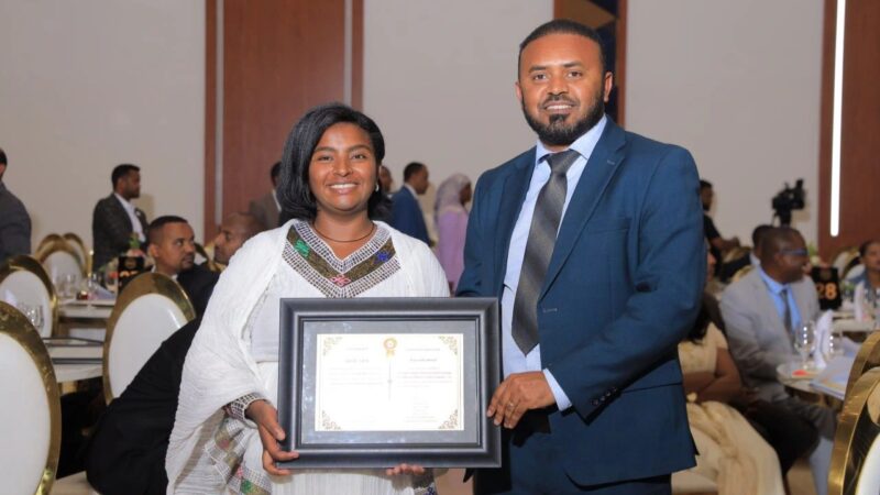 Bethelhem Birhanu Tefer: Receives National Recognition on Behalf of St. Paul’s Hospital Millennium Medical College