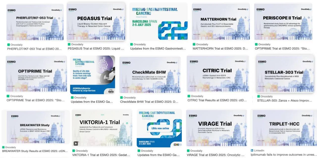 ESMO 2025 gi oncology