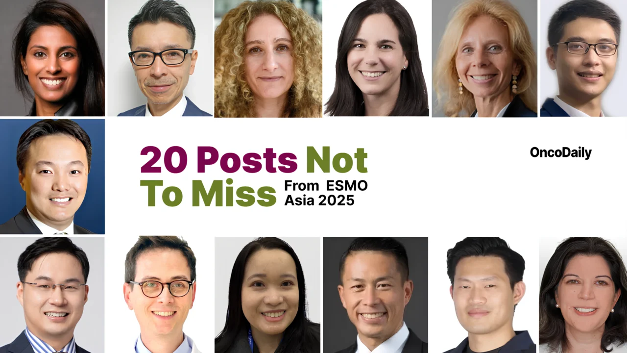 20 Posts Not to Miss from ESMO Asia 2025