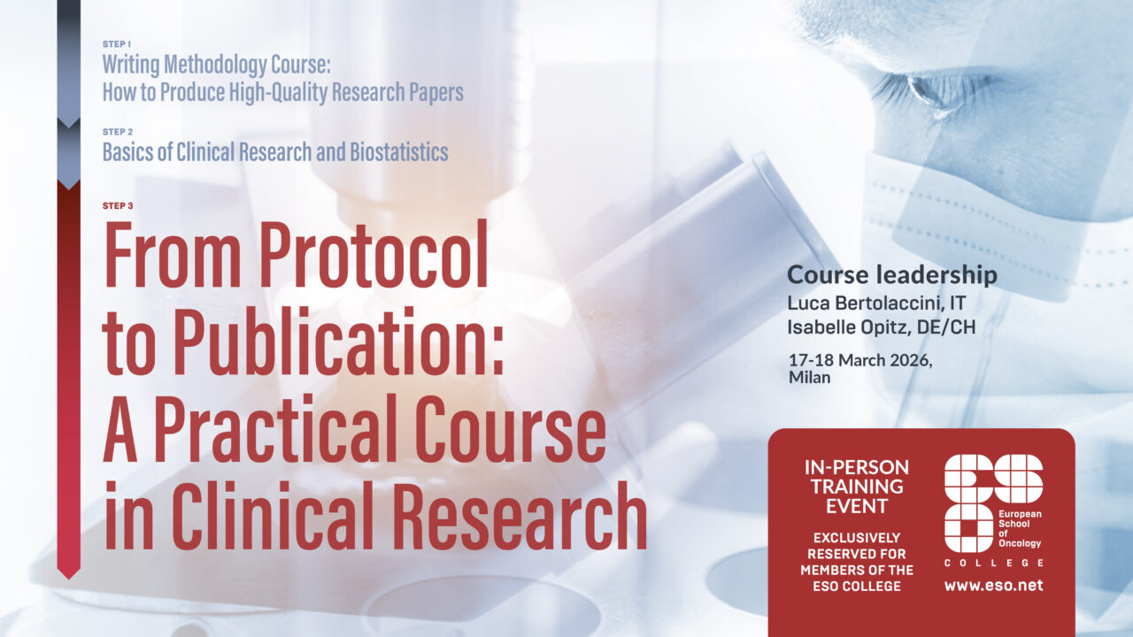 From Protocol to Publication: A Practical Course in Clinical Research – ESO
