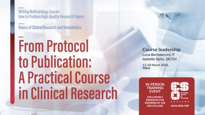 From Protocol to Publication: A Practical Course in Clinical Research – ESO