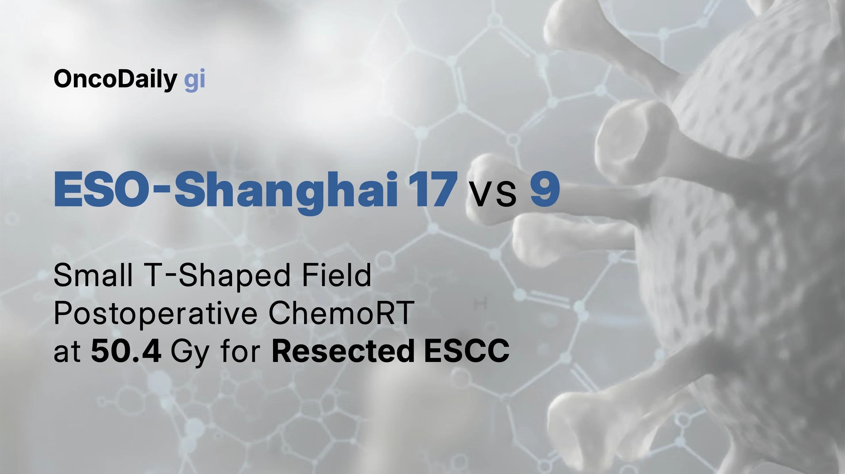 ESO-Shanghai 17 and 9 results