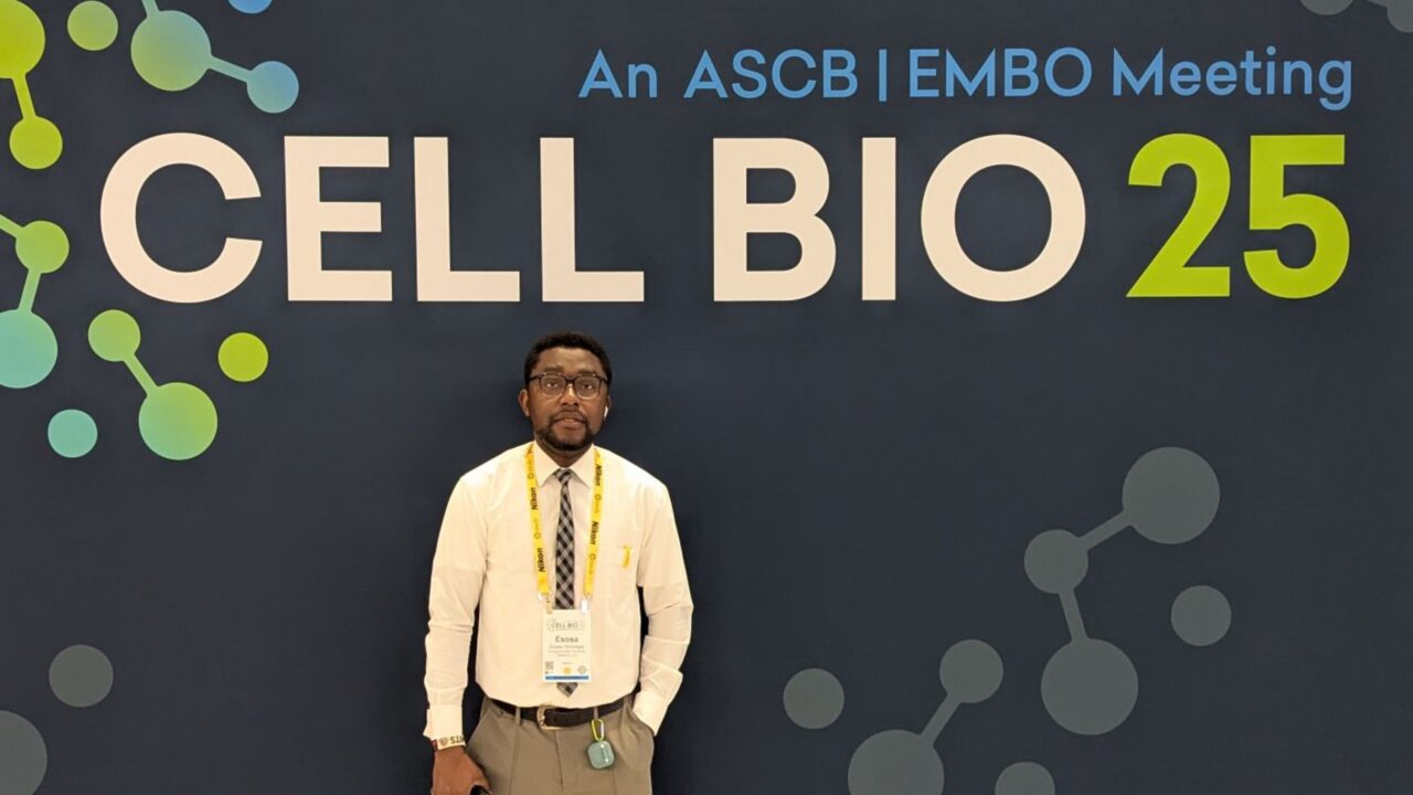 Esosa Omoregie: Grateful to Share My CellBio25 Experience