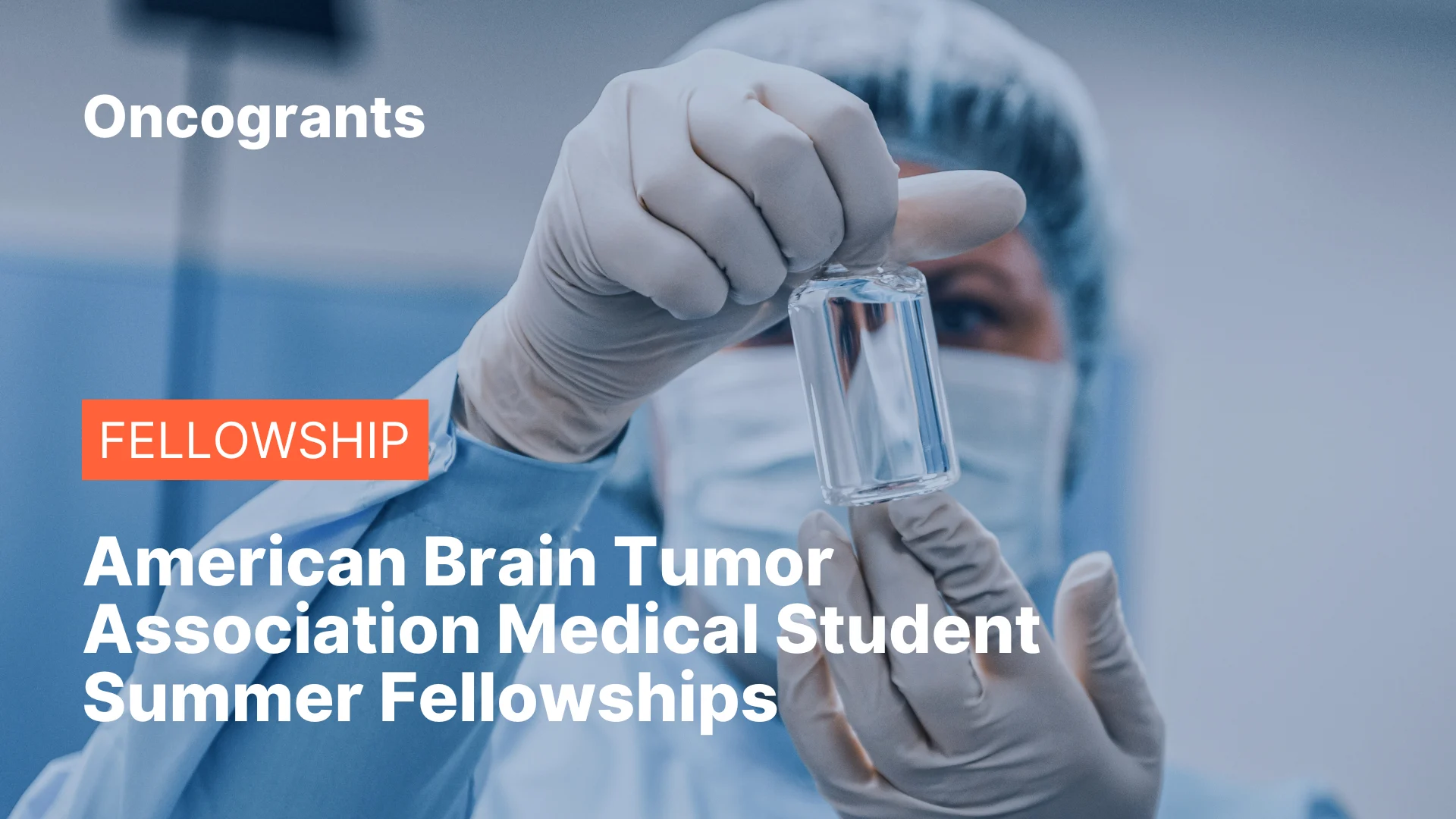American Brain Tumor Association Medical Student Summer Fellowships