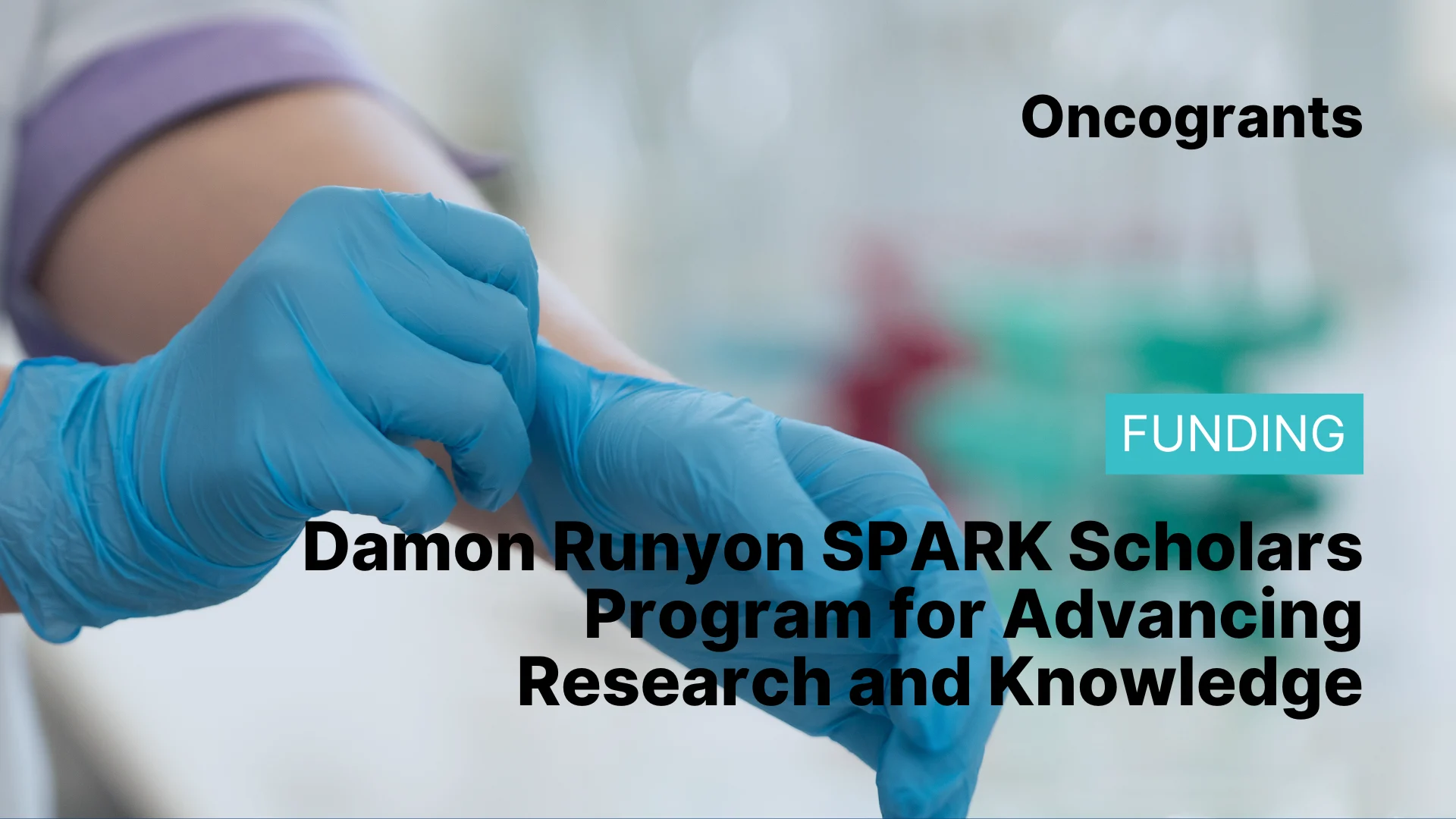 Damon Runyon SPARK Scholars Program for Advancing Research and Knowledge