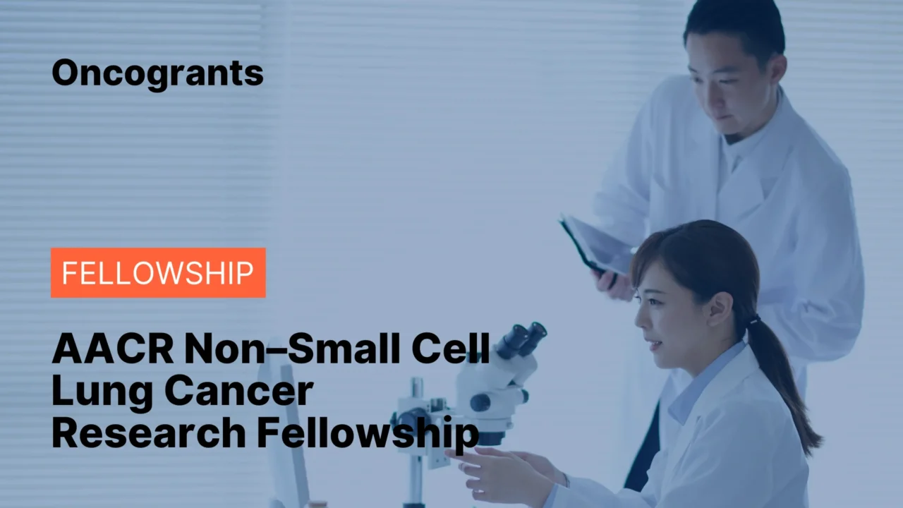 AACR Non–Small Cell Lung Cancer Research Fellowship