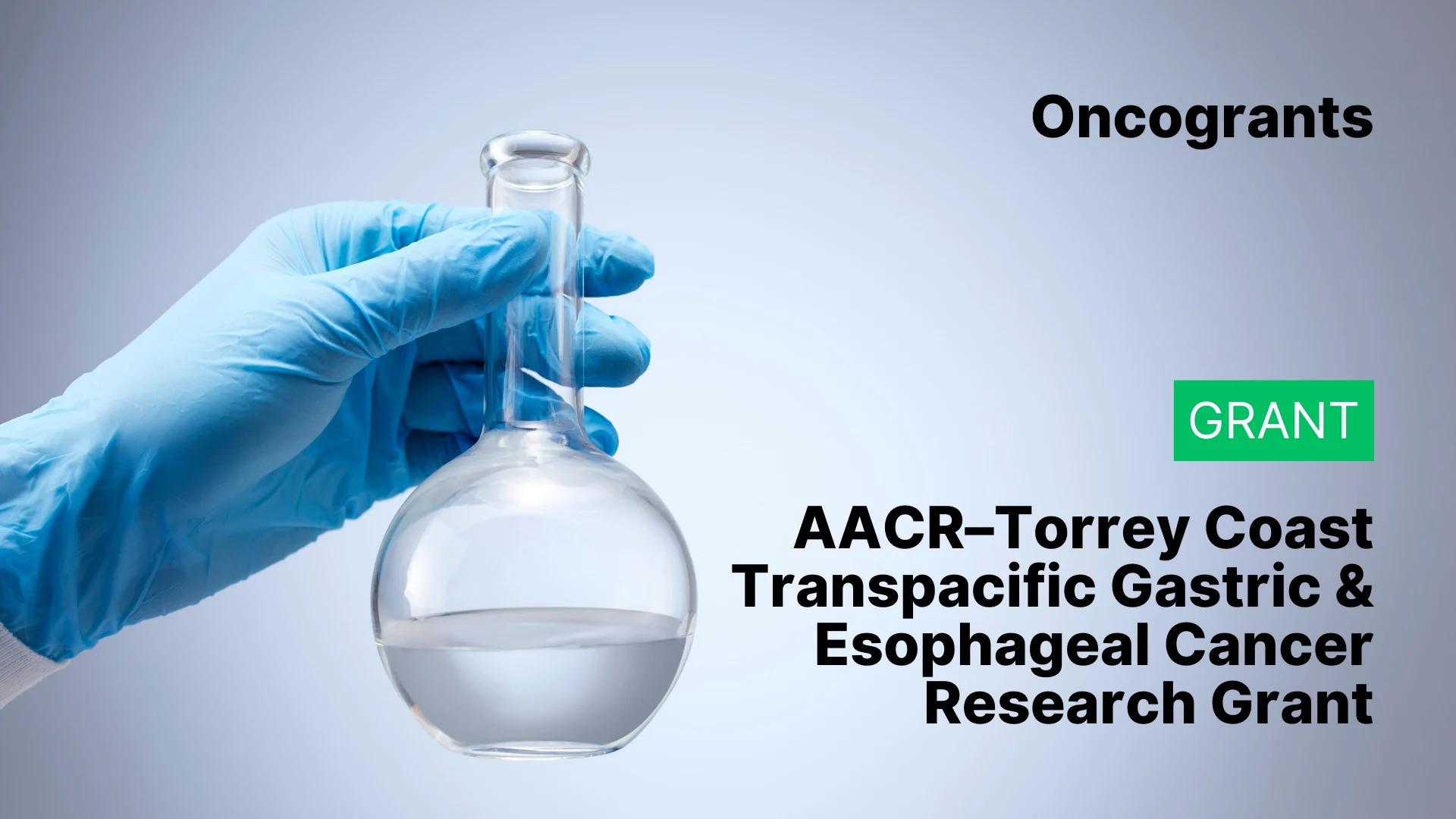 AACR–Torrey Coast Transpacific Gastric & Esophageal Cancer Research Grant