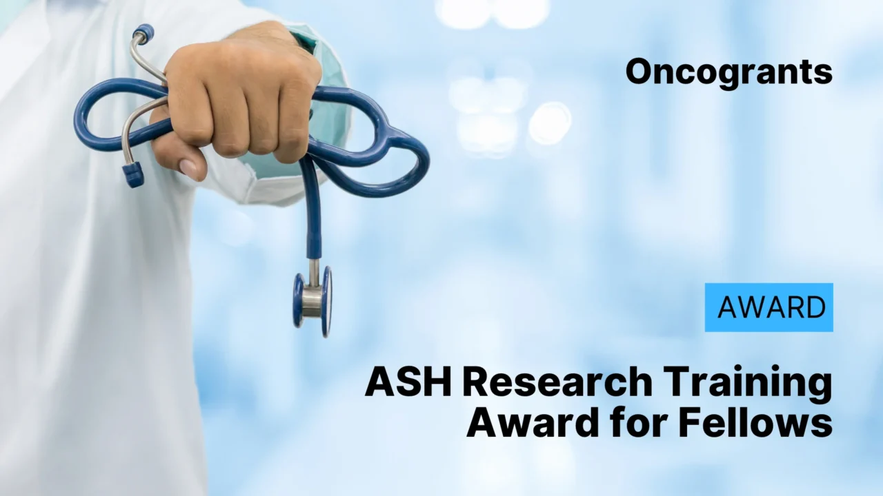 ASH Research Training Award for Fellows