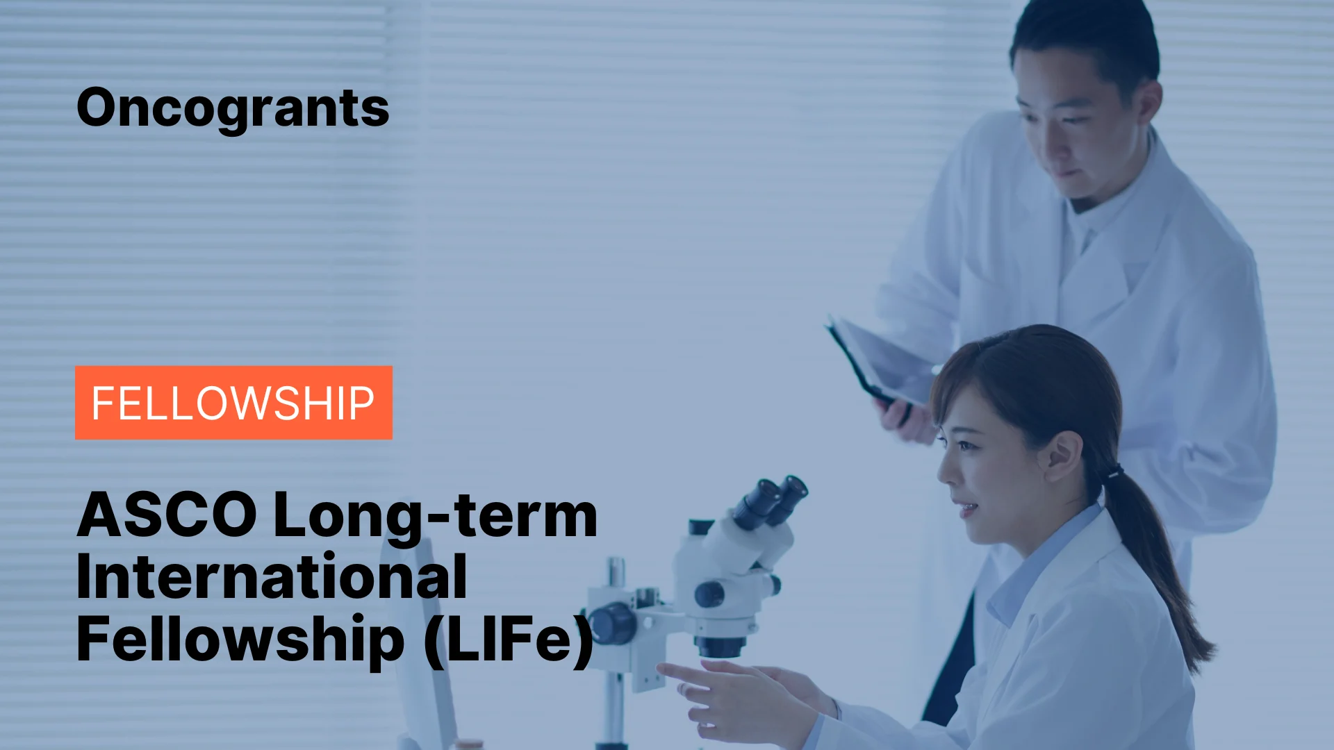 ASCO Long-term International Fellowship (LIFe)