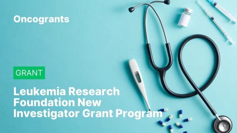 Leukemia Research Foundation New Investigator Grant Program