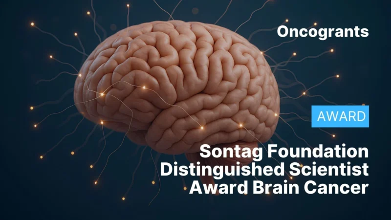 Sontag Foundation Distinguished Scientist Award Brain Cancer