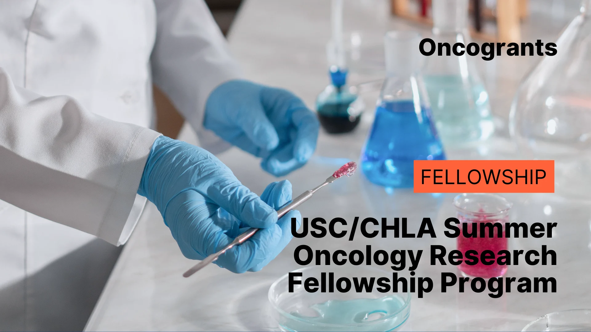 USC/CHLA Summer Oncology Research Fellowship Program