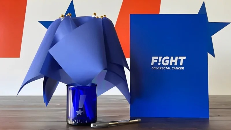 United in Blue Installation Raises Colorectal Cancer Awareness  – Fight Colorectal Cancer