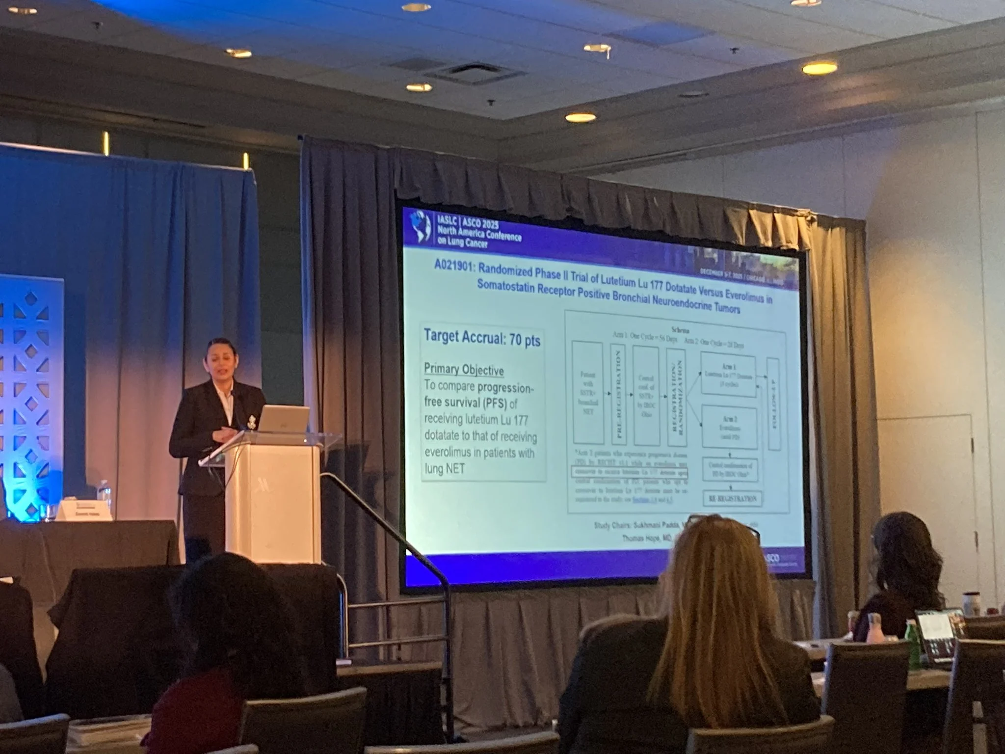 Narjust Florez: Honored to Serve as the Discussant for Two Outstanding Junior Investigators at NACLC25 2 Narjust Florez: Honored to Serve as the Discussant for Two Outstanding Junior Investigators at NACLC25