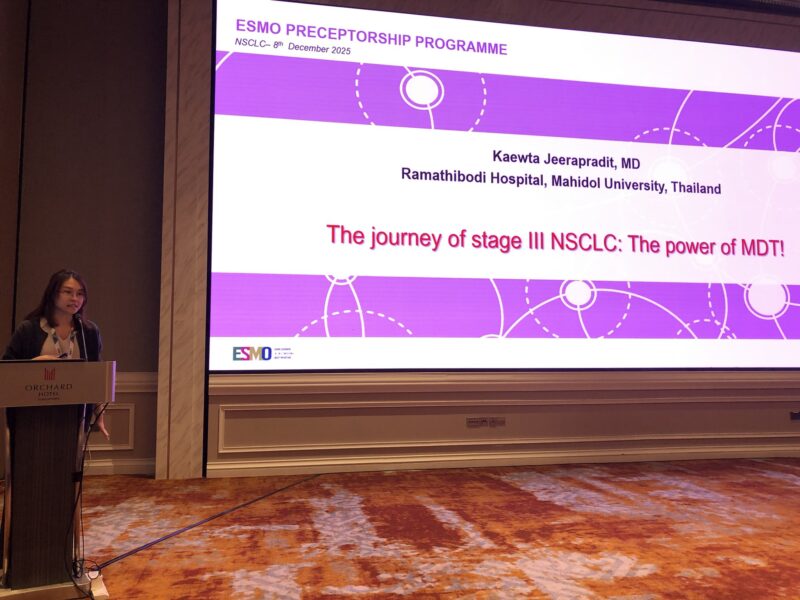 David Planchard: Applauding Young Asian Medical Oncologists for Outstanding Case Presentations 2 David Planchard: Applauding Young Asian Medical Oncologists for Outstanding Case Presentations