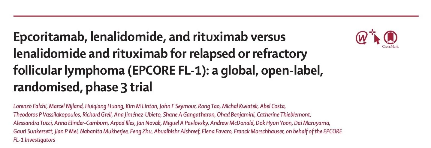 Abel Costa: EPCORE FL-1 Trial Shows Promising Results for Follicular Lymphoma
