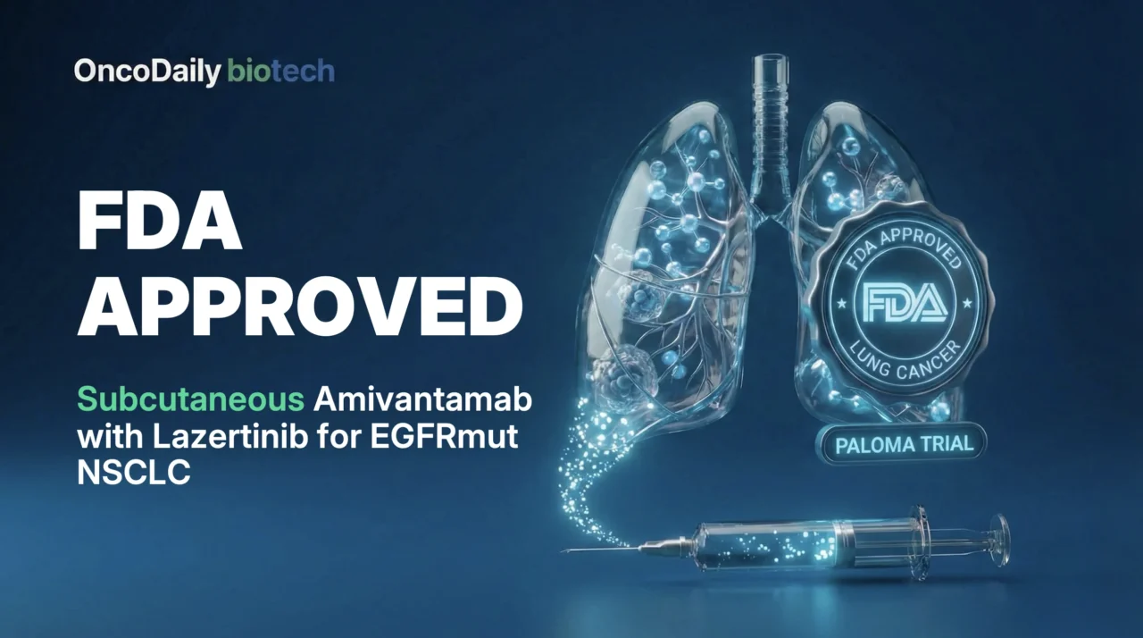 FDA Approves RYBREVANT FASPRO as the First Subcutaneous Amivantamab Option for EGFR-Mutated NSCLC