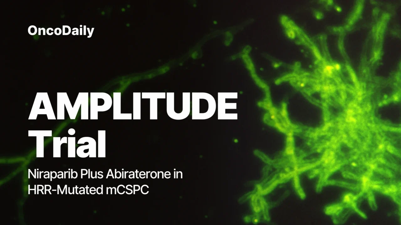 AMPLITUDE Trial: Niraparib Plus Abiraterone in HRR-Mutated mCSPC