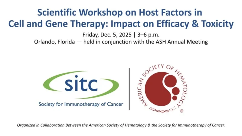 How Host Biology Influences the Efficacy and Toxicity of Cell and Gene Therapies – SITC