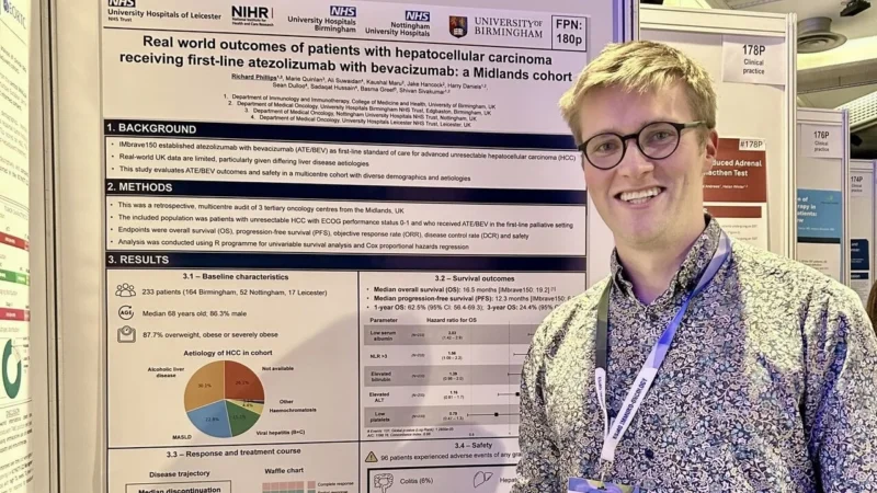 Richard Phillips: Presenting Atezolizumab–Bevacizumab Outcomes in HCC at ESMO Immuno-Oncology 2025