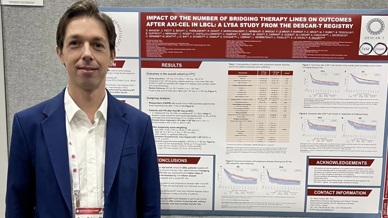 Rémy Duléry: Presenting the Impact of the Number of Bridging Therapy Lines Before Axi-cel in LBCL at ASH 2025