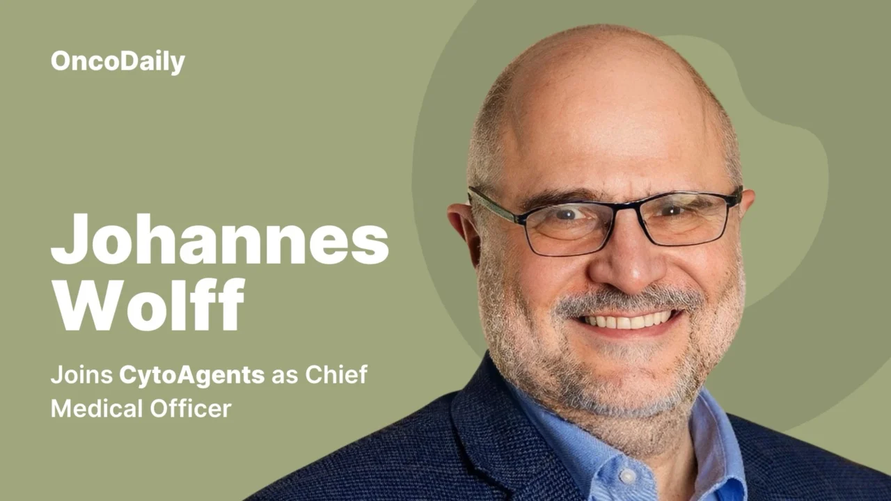 CytoAgents Welcomes Chief Medical Officer Johannes Wolff