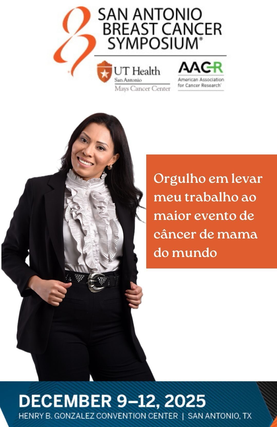 Lilian Paz: Honoured to Present My Work at the Largest Breast Cancer Event in the World