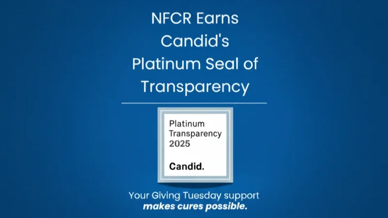 NFCR Receives Candid’s Platinum Seal of Transparency for 2025