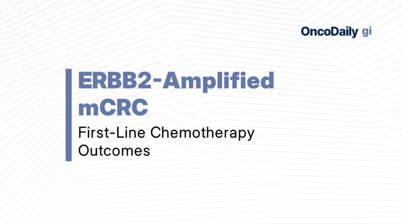 New GI Paper Alert: Survival outcomes of ERBB2-amplified metastatic colorectal cancer treated with first-line chemotherapy