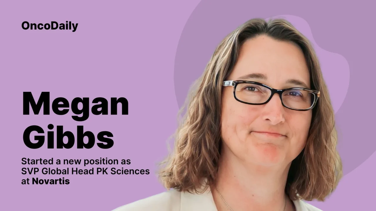 Megan Gibbs Appointed as SVP Global Head PK Sciences at Novartis